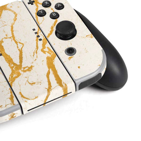 Cracked Marble Nintendo Switch OLED (2021) Skin